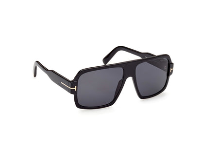 Shiny Black Male Sunglasses Tom Ford 889214318213
