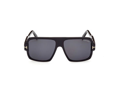 Shiny Black Male Sunglasses Tom Ford 889214318213