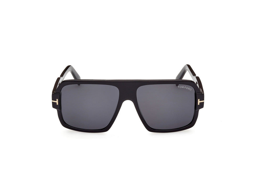 Shiny Black Male Sunglasses Tom Ford 889214318213