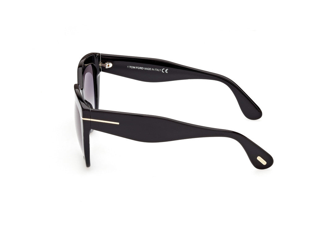 Shiny Black Female Sunglasses Tom Ford 889214318435