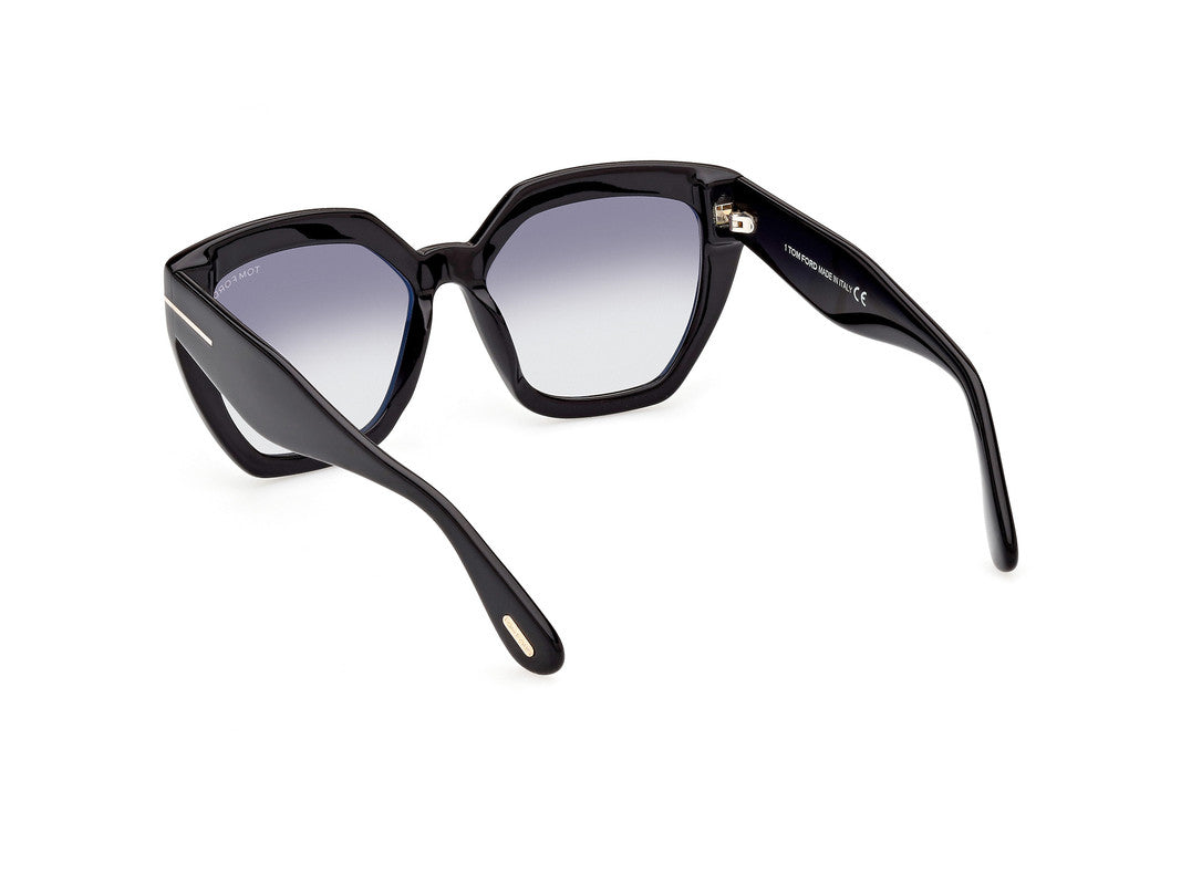 Shiny Black Female Sunglasses Tom Ford 889214318435