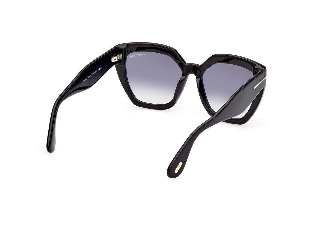 Shiny Black Female Sunglasses Tom Ford 889214318435