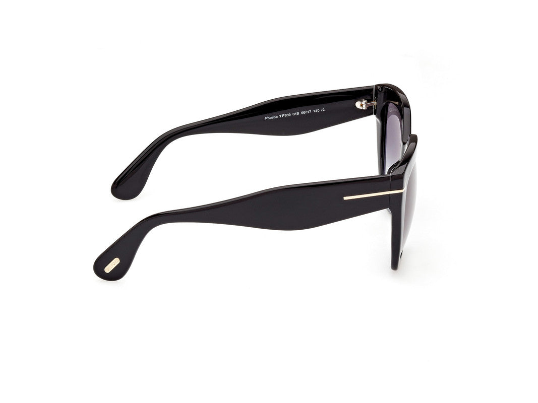 Shiny Black Female Sunglasses Tom Ford 889214318435