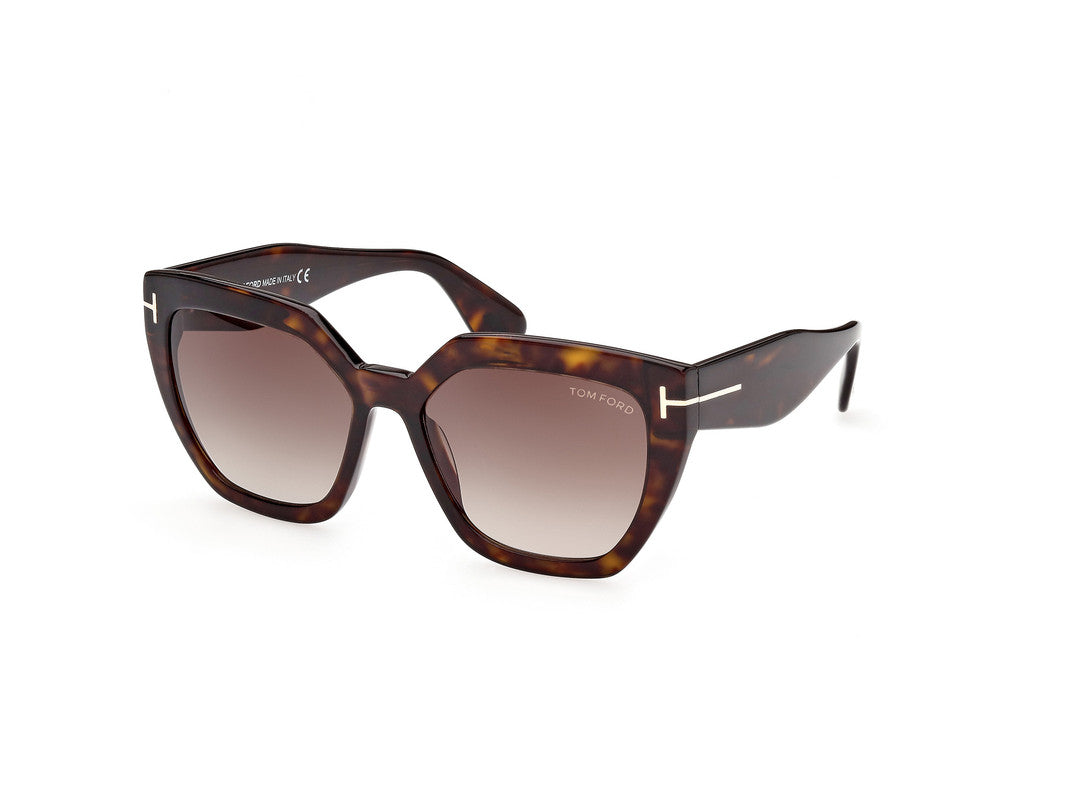 Dark Havana Female Sunglasses Tom Ford 889214318459