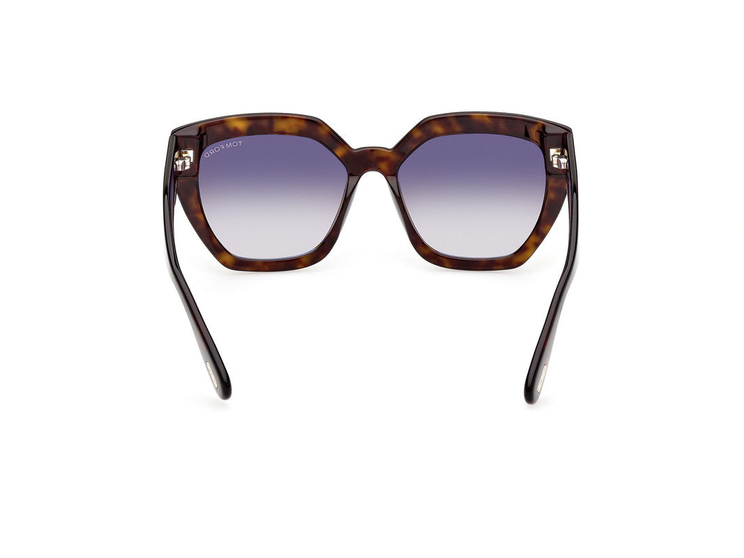 Dark Havana Female Sunglasses Tom Ford 889214318459