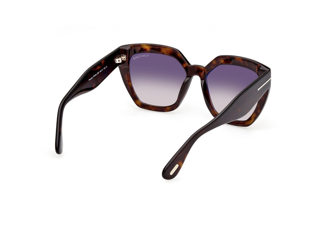 Dark Havana Female Sunglasses Tom Ford 889214318459