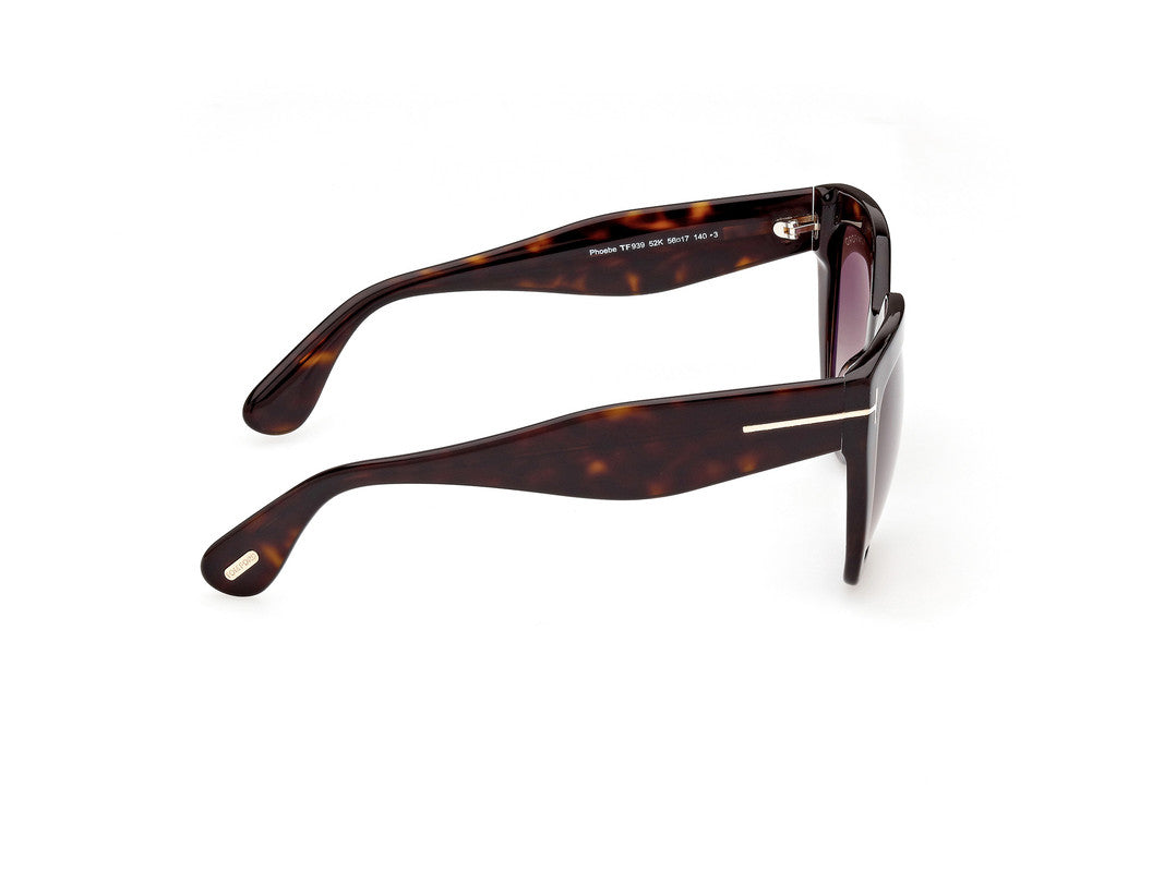 Dark Havana Female Sunglasses Tom Ford 889214318459