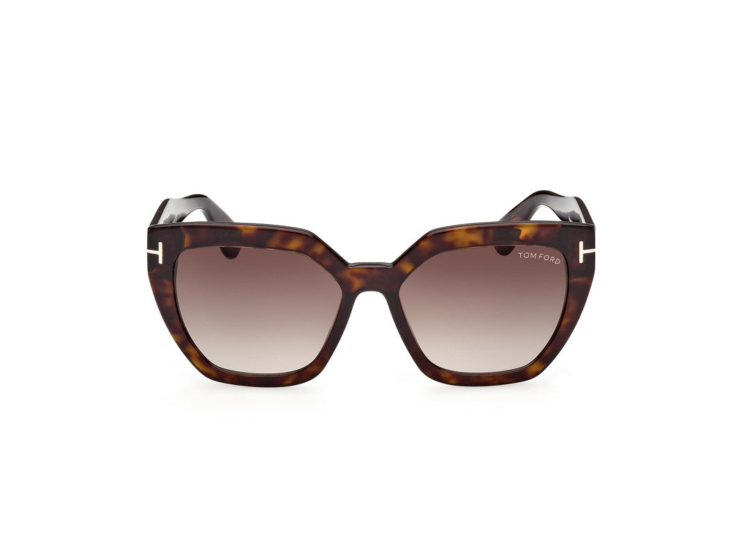 Dark Havana Female Sunglasses Tom Ford 889214318459