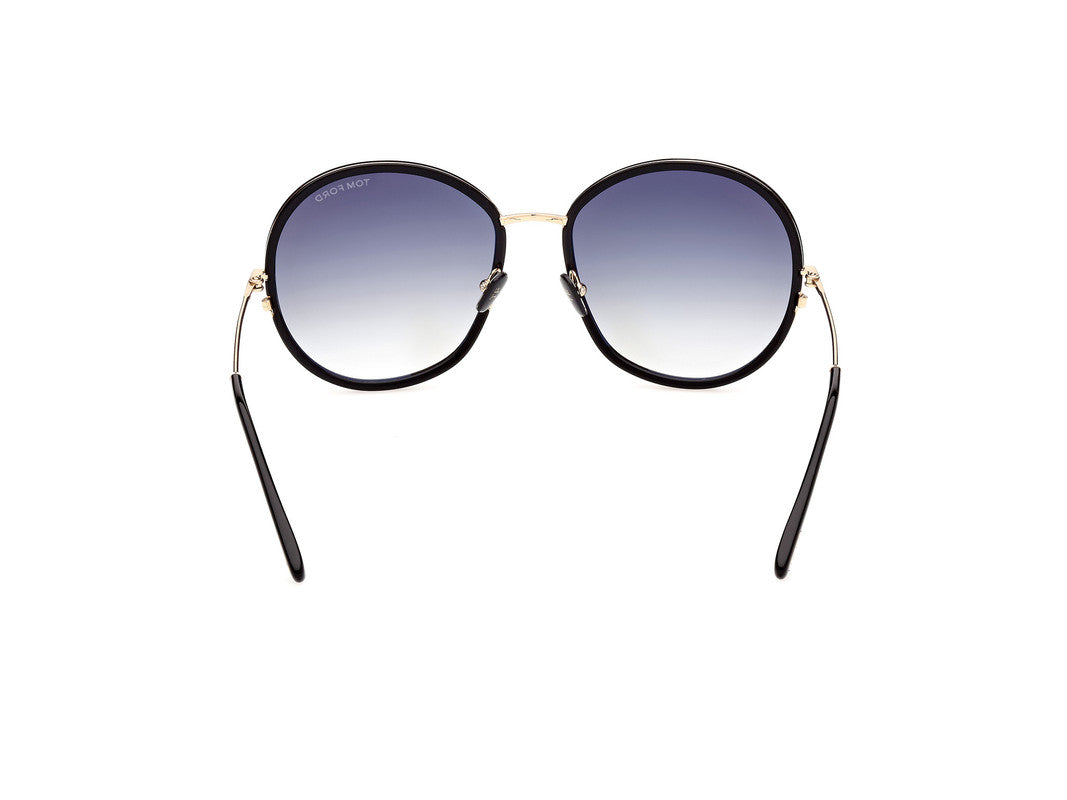 Shiny Black Female Sunglasses Tom Ford 889214318701