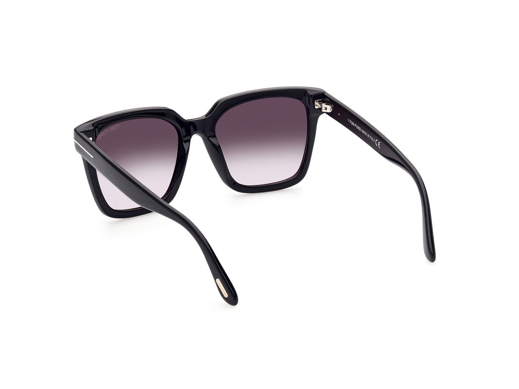 Shiny Black Female Sunglasses Tom Ford 889214297686