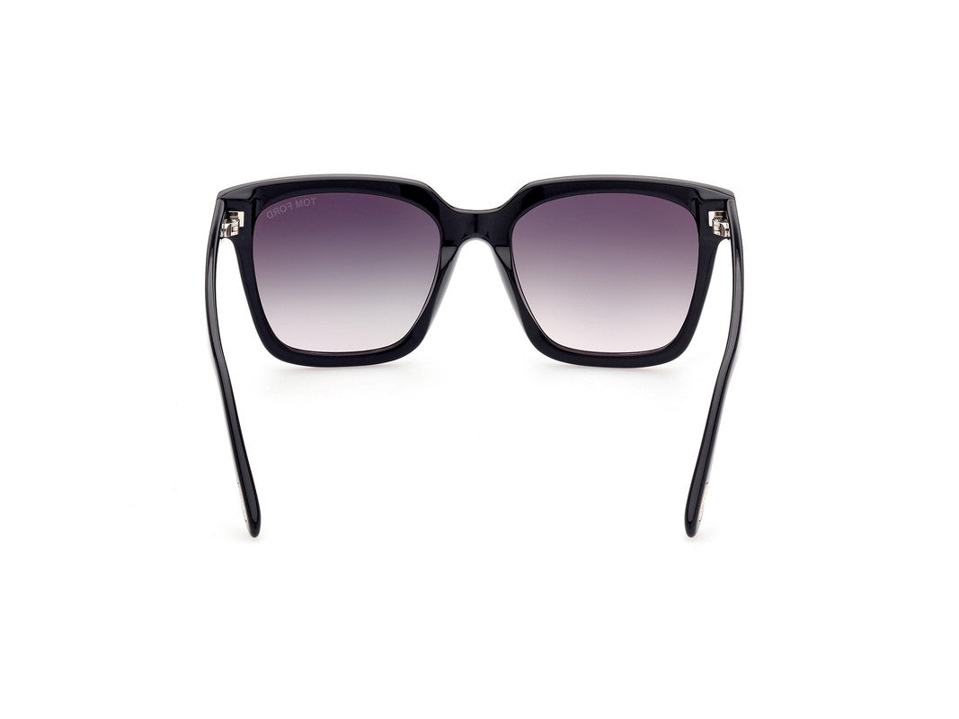 Shiny Black Female Sunglasses Tom Ford 889214297686