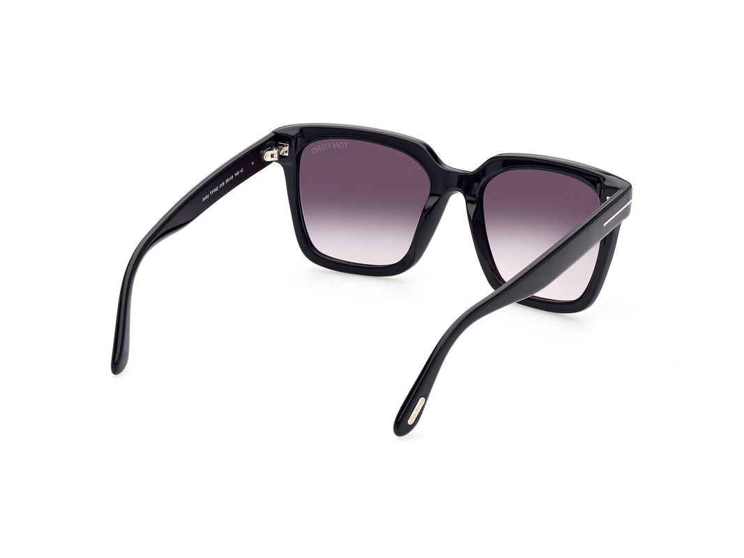 Shiny Black Female Sunglasses Tom Ford 889214297686