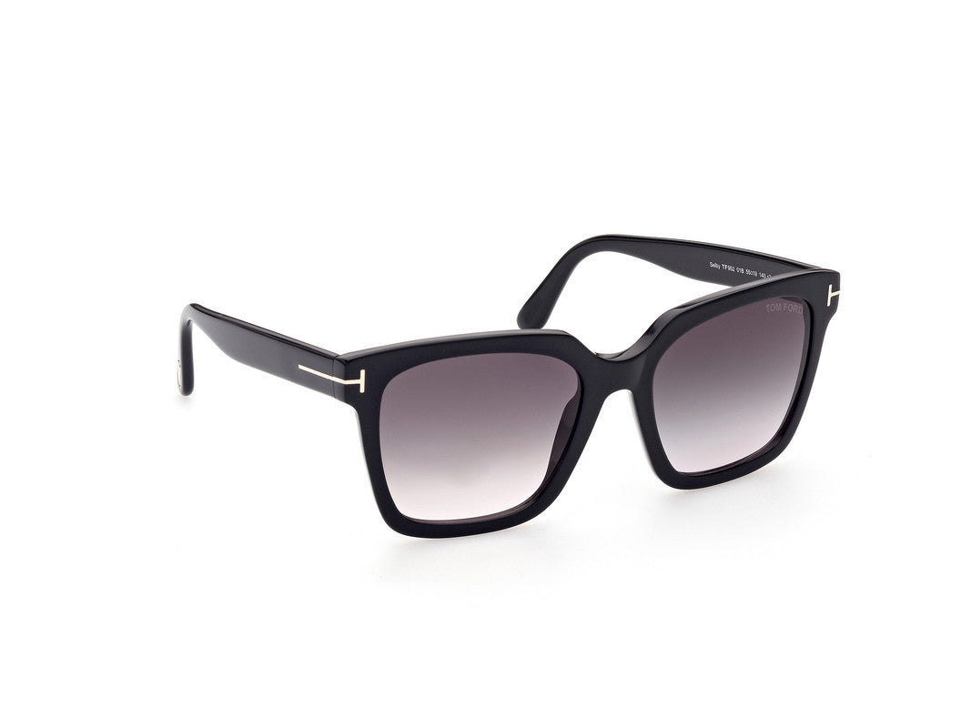 Shiny Black Female Sunglasses Tom Ford 889214297686