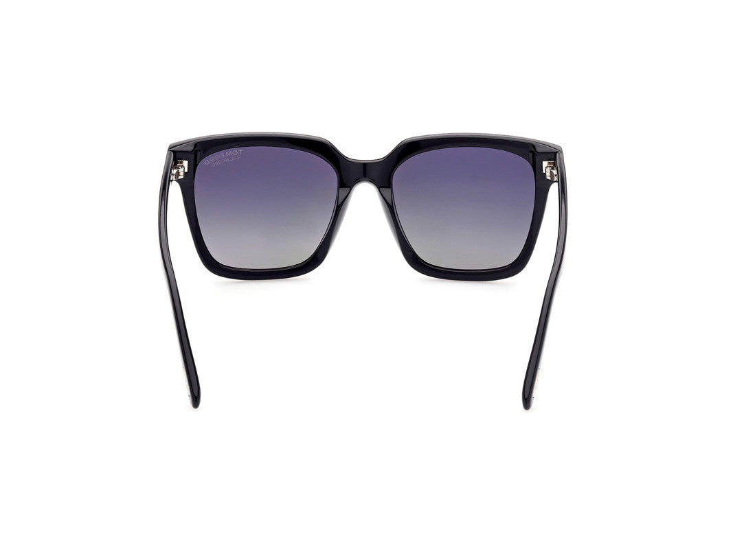 Shiny Black Female Sunglasses Tom Ford 889214297693