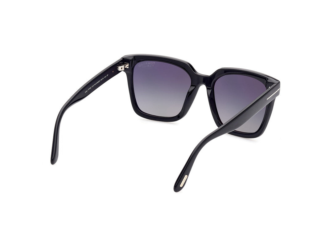 Shiny Black Female Sunglasses Tom Ford 889214297693