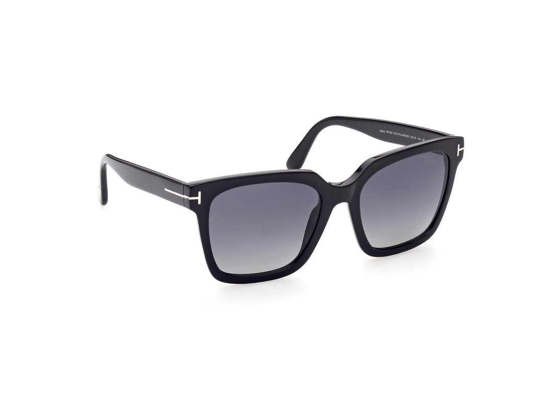 Shiny Black Female Sunglasses Tom Ford 889214297693