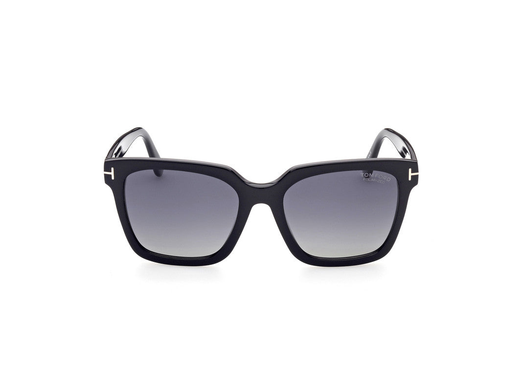 Shiny Black Female Sunglasses Tom Ford 889214297693