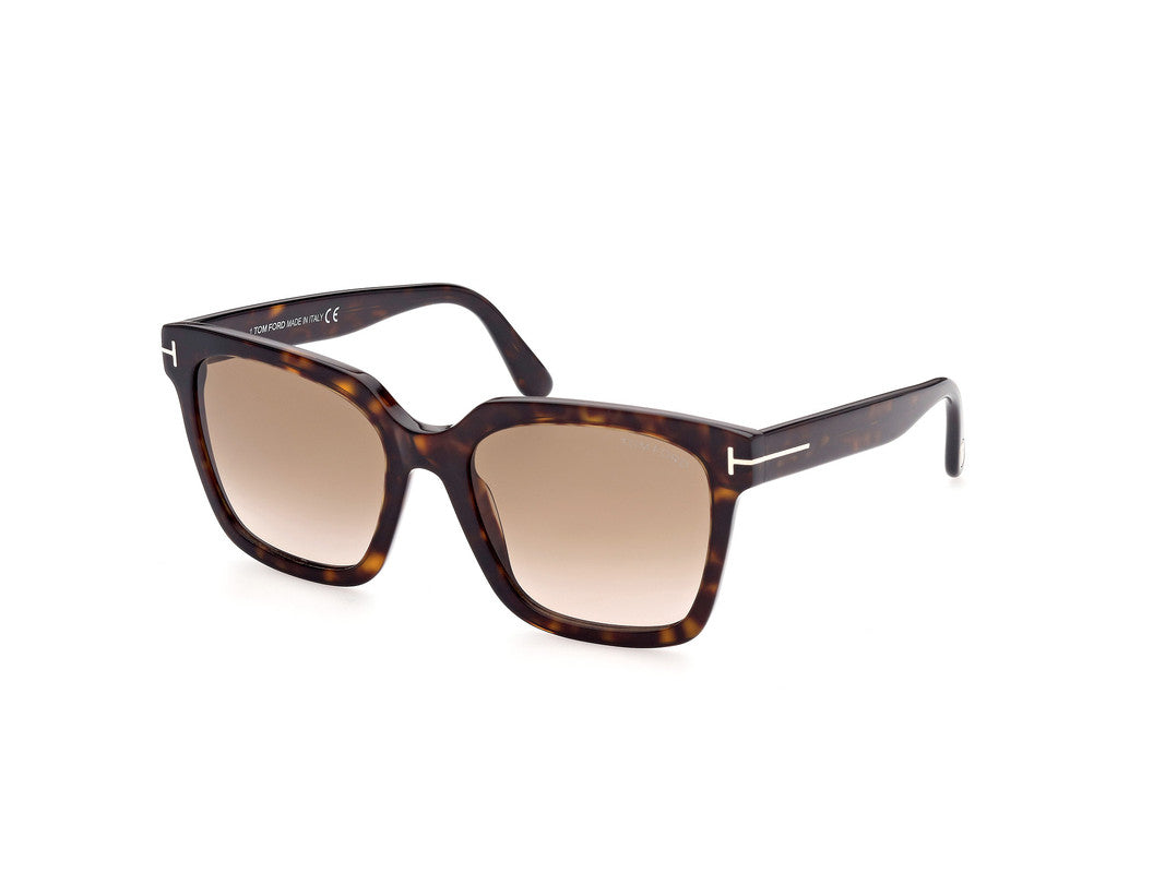 Dark Havana Female Sunglasses Tom Ford 889214297716