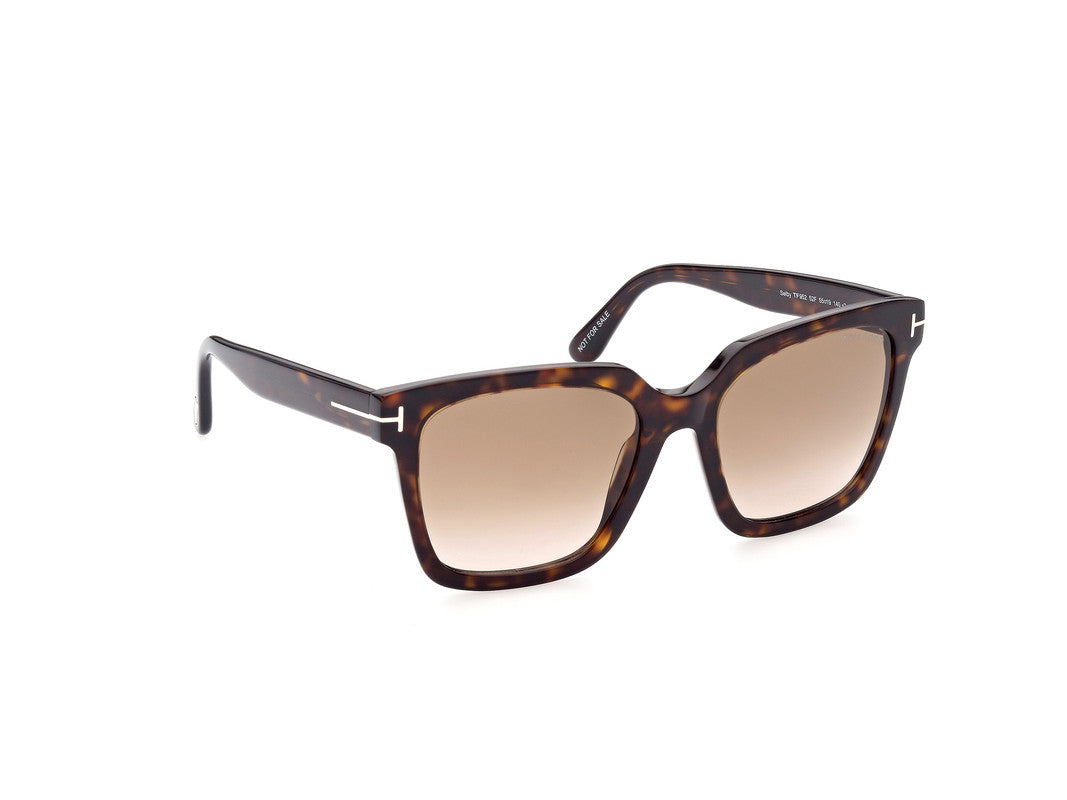 Dark Havana Female Sunglasses Tom Ford 889214297716