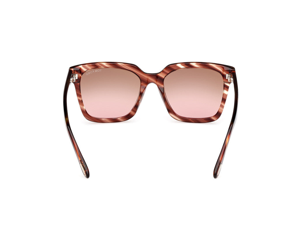 Red Havana Female Sunglasses Tom Ford 889214531612