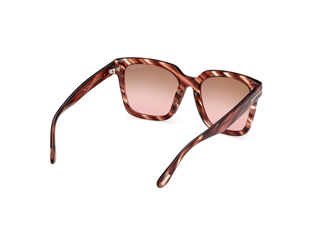 Red Havana Female Sunglasses Tom Ford 889214531612