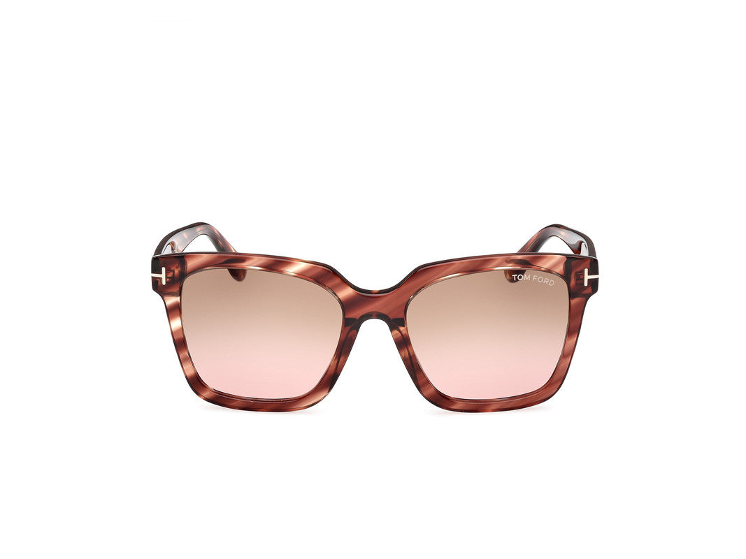 Red Havana Female Sunglasses Tom Ford 889214531612