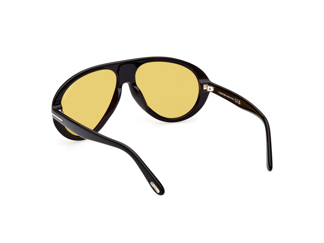 Shiny Black Male Sunglasses Tom Ford 889214374325