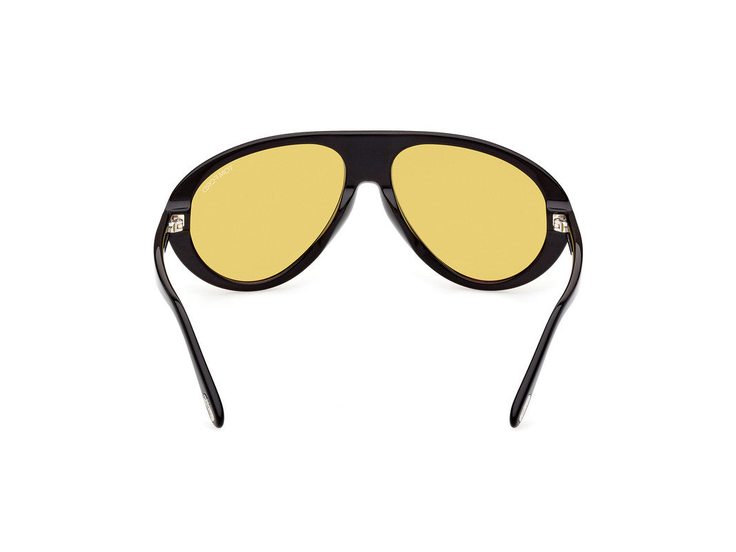 Shiny Black Male Sunglasses Tom Ford 889214374325