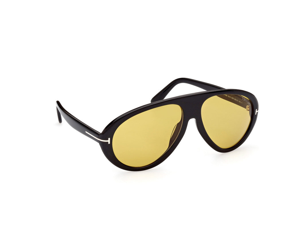 Shiny Black Male Sunglasses Tom Ford 889214374325