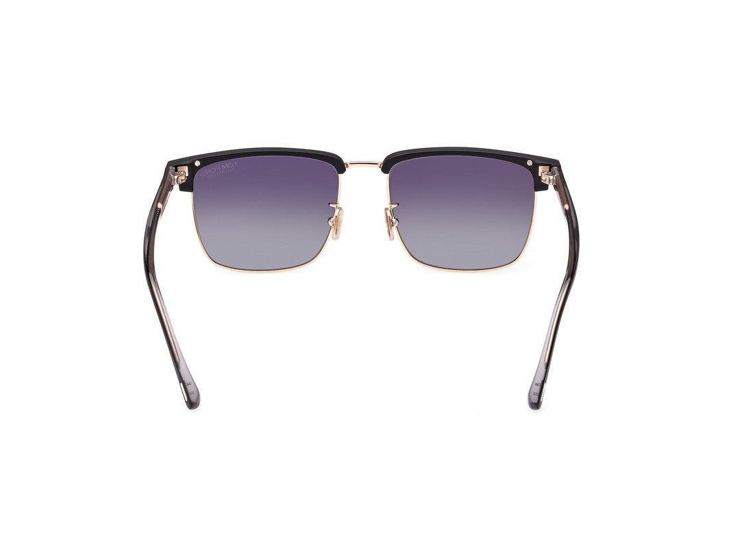 Shiny Rose Gold Male Sunglasses Tom Ford 889214384720