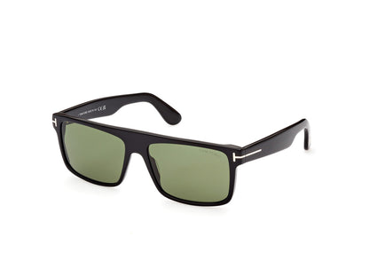 Shiny Black Male Sunglasses Tom Ford 889214384799