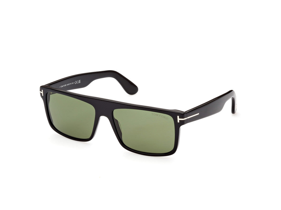 Shiny Black Male Sunglasses Tom Ford 889214384799