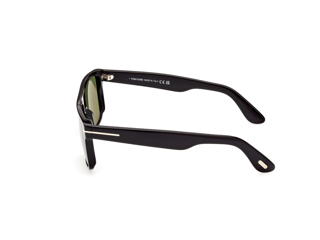 Shiny Black Male Sunglasses Tom Ford 889214384799