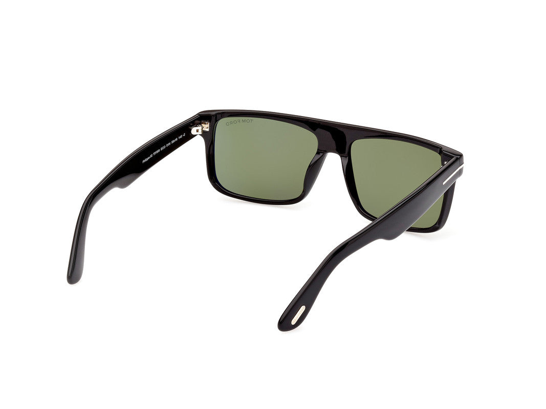 Shiny Black Male Sunglasses Tom Ford 889214384799