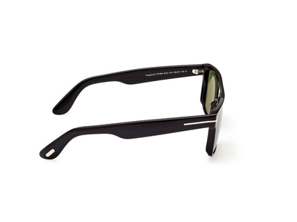 Shiny Black Male Sunglasses Tom Ford 889214384799