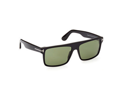 Shiny Black Male Sunglasses Tom Ford 889214384799