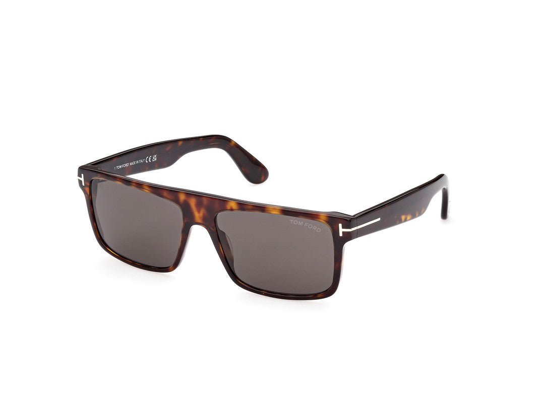 Dark Havana Male Sunglasses Tom Ford 889214384829