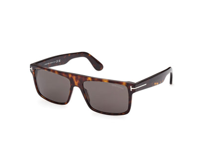 Dark Havana Male Sunglasses Tom Ford 889214384829
