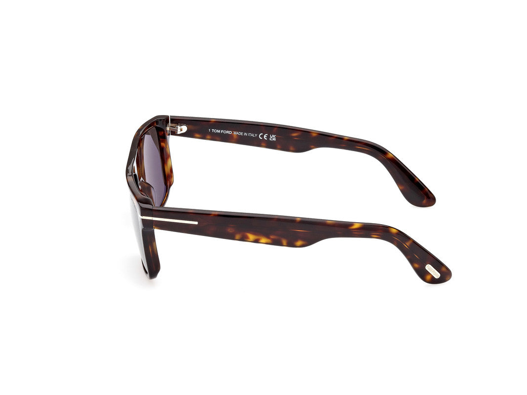 Dark Havana Male Sunglasses Tom Ford 889214384829