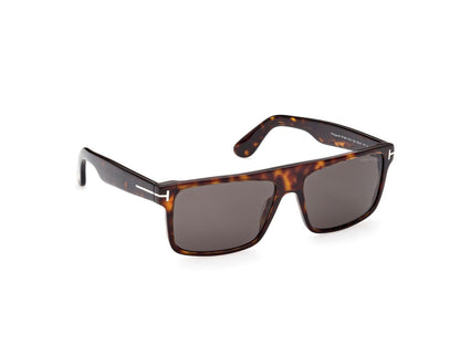 Dark Havana Male Sunglasses Tom Ford 889214384829