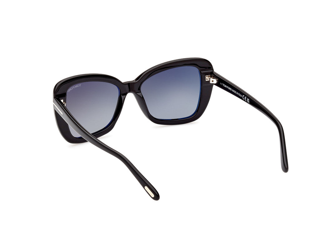Shiny Black Female Sunglasses Tom Ford 889214385161