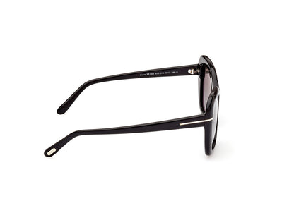 Shiny Black Female Sunglasses Tom Ford 889214385161