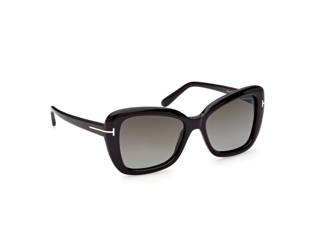 Shiny Black Female Sunglasses Tom Ford 889214385161