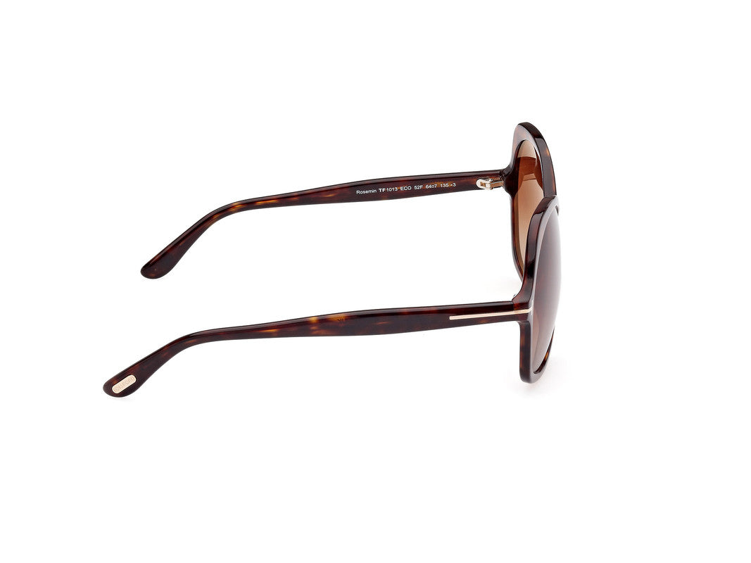 Dark Havana Female Sunglasses Tom Ford 889214385383