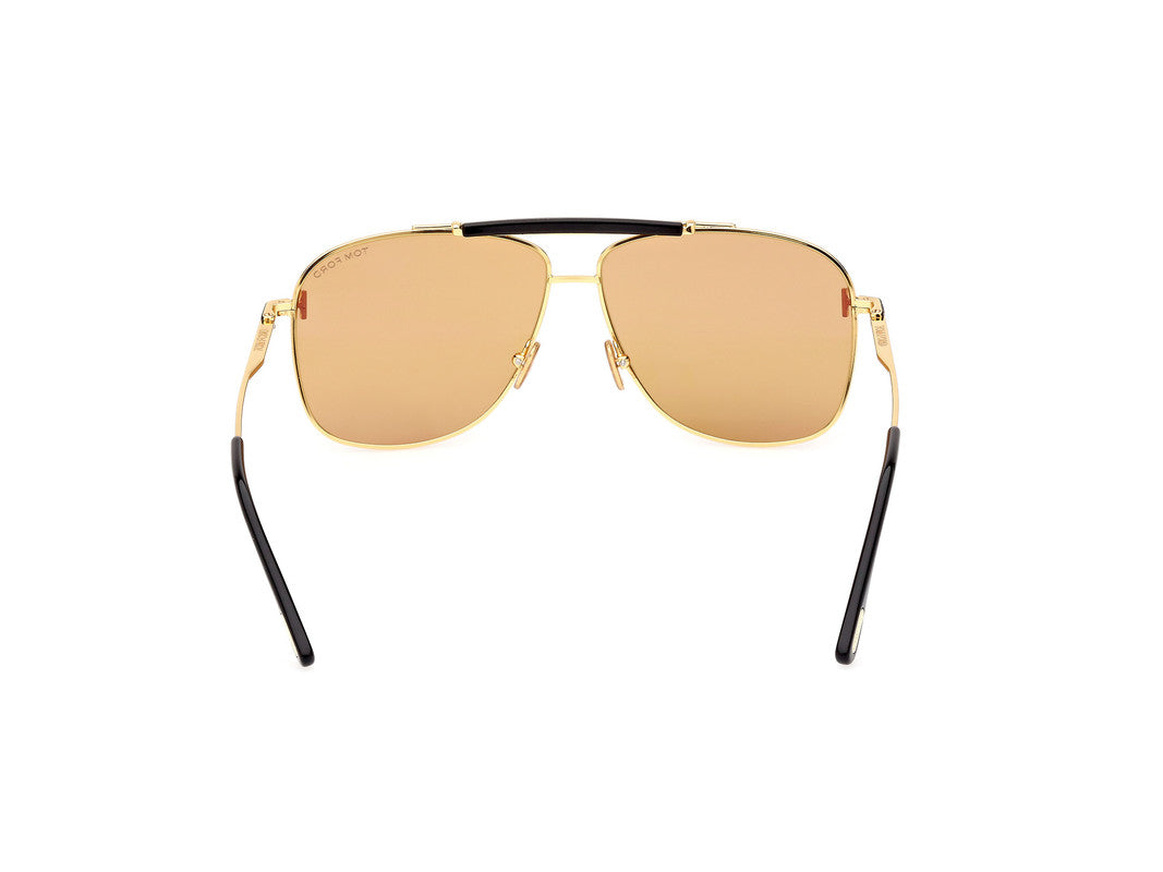 Shiny Deep Gold Male Sunglasses Tom Ford 889214403117