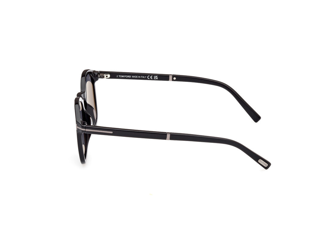 Shiny Black Male Sunglasses Tom Ford 889214403247