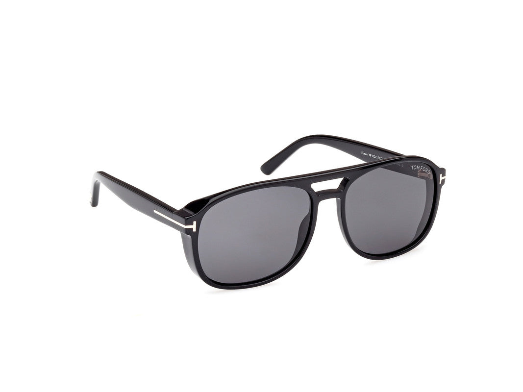 Shiny Black Male Sunglasses Tom Ford 889214403308