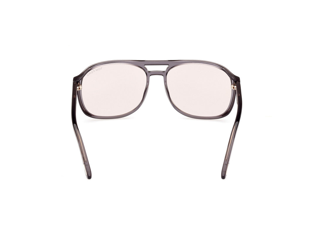 Shiny Grey Male Sunglasses Tom Ford 889214403315