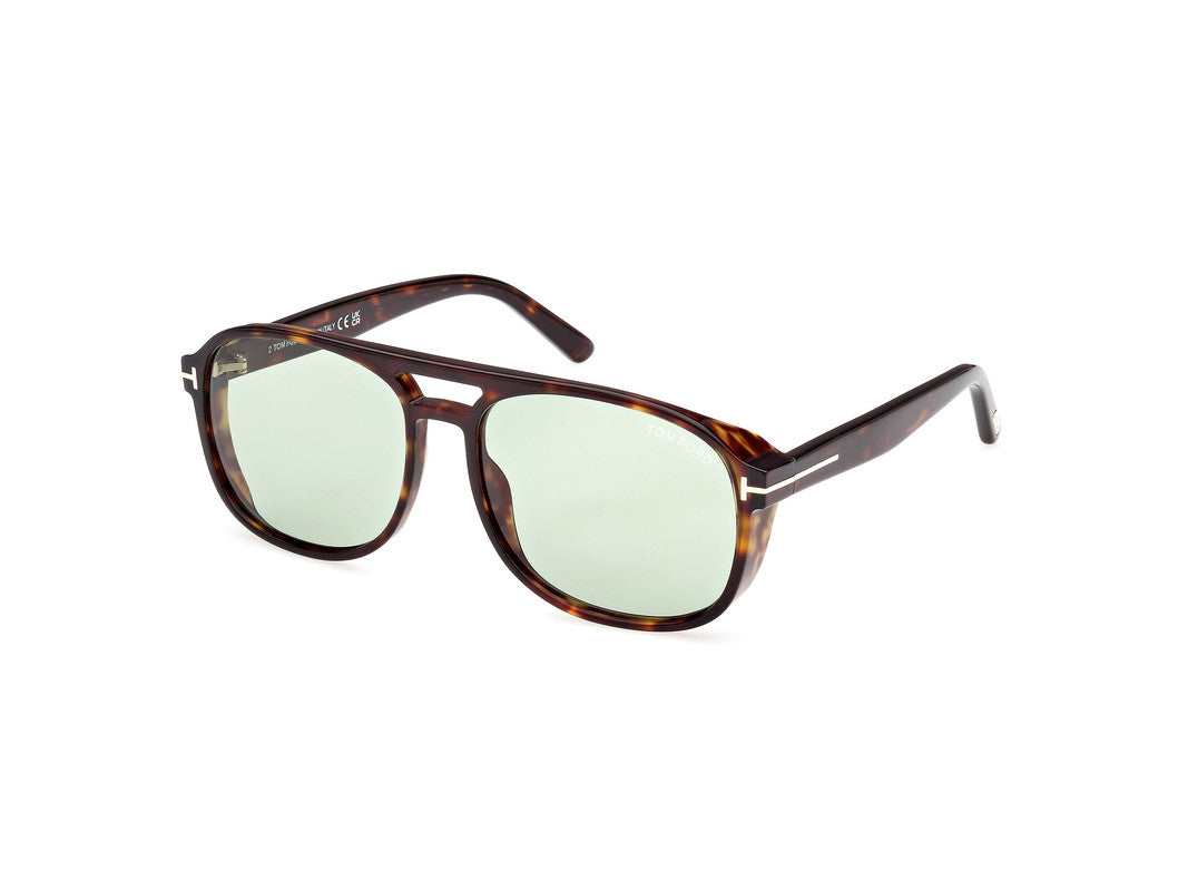 Dark Havana Male Sunglasses Tom Ford 889214403339