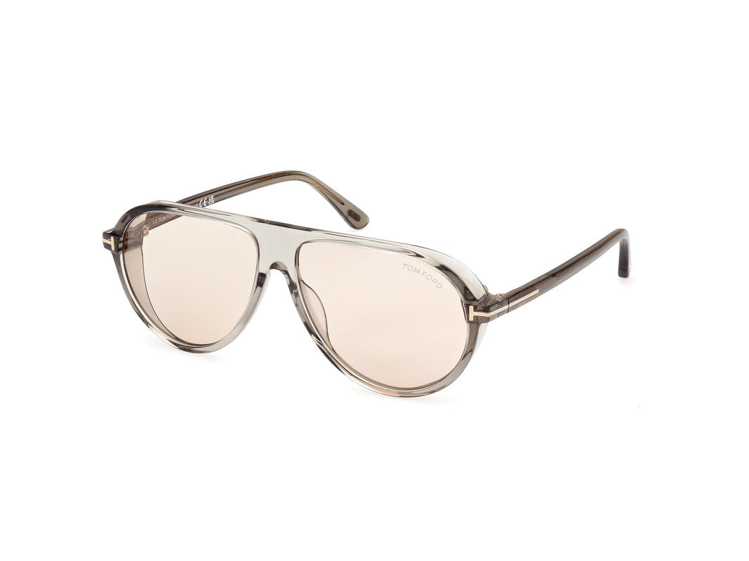 Shiny Light Green Male Sunglasses Tom Ford 889214403377